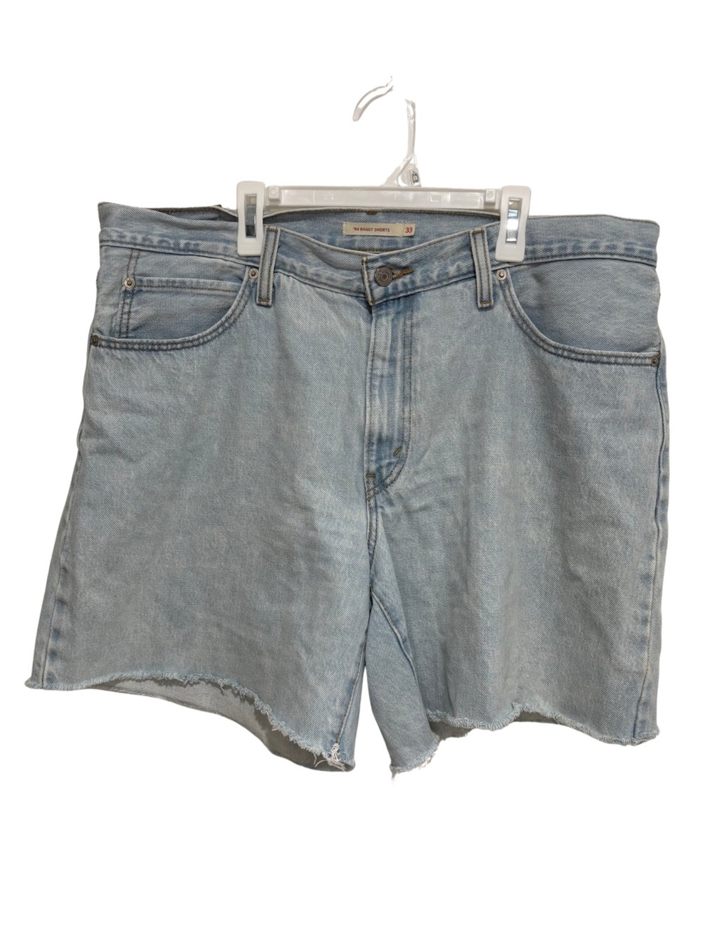 Levi’s Light Wash ‘94 Baggy Denim Cutoff Shorts‎ Size 33